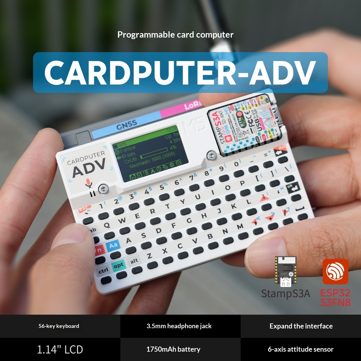 TEMU Cardputer-adv Esp32-s3 Chip The Hottest Gadget For Smart Home And Coding