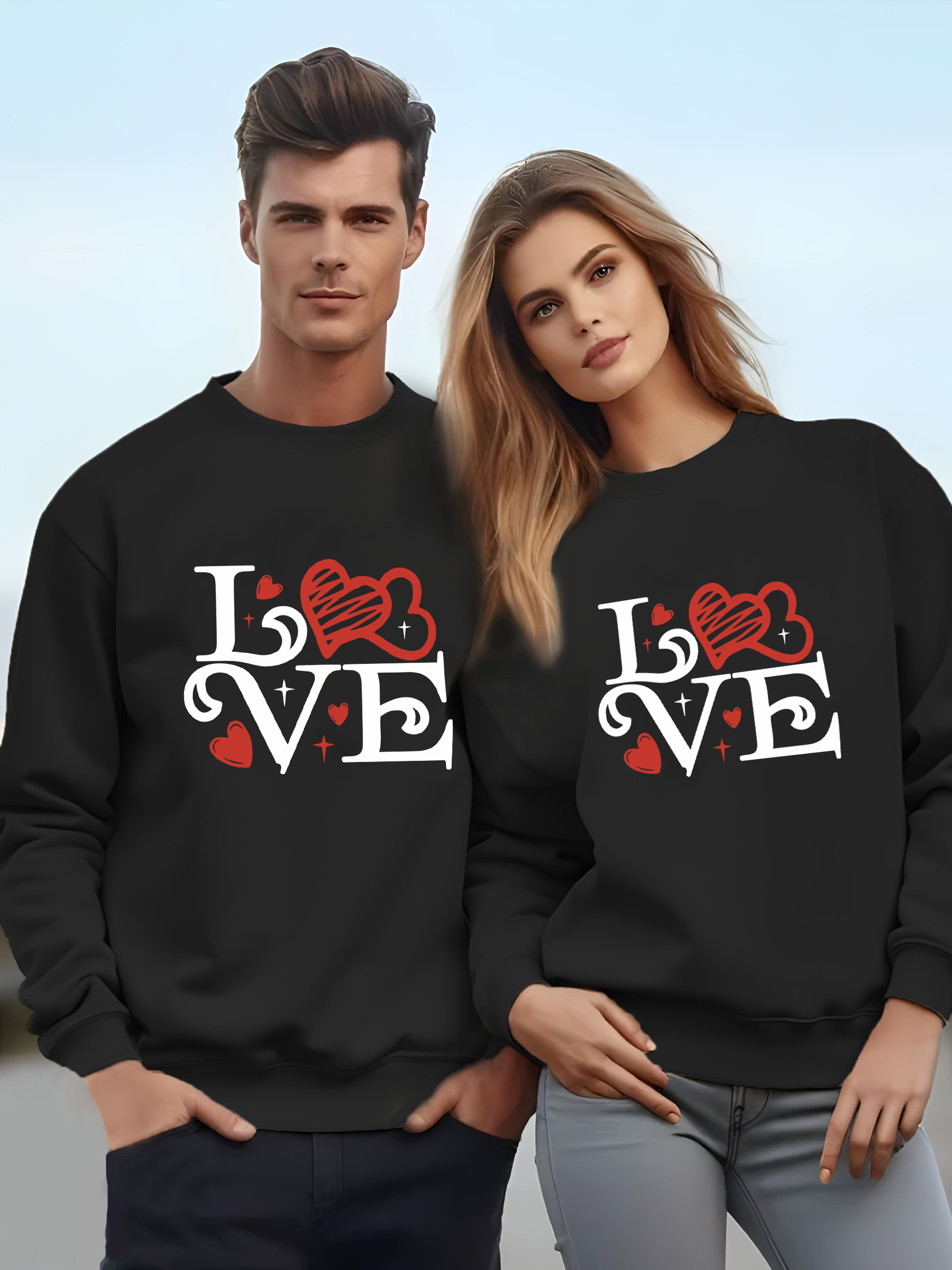 conjunto pareja top cuello regalo san valentín Temu Colombia