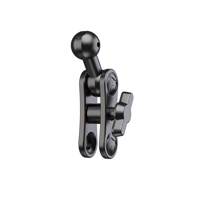 E-shop Handyhalterung mit Verlängerungsstange, 17 mm Universal-Kugelkopf-Adapter, Metallclip-Drehgelenk-Verlängerung, Auto-Handyhalterung,