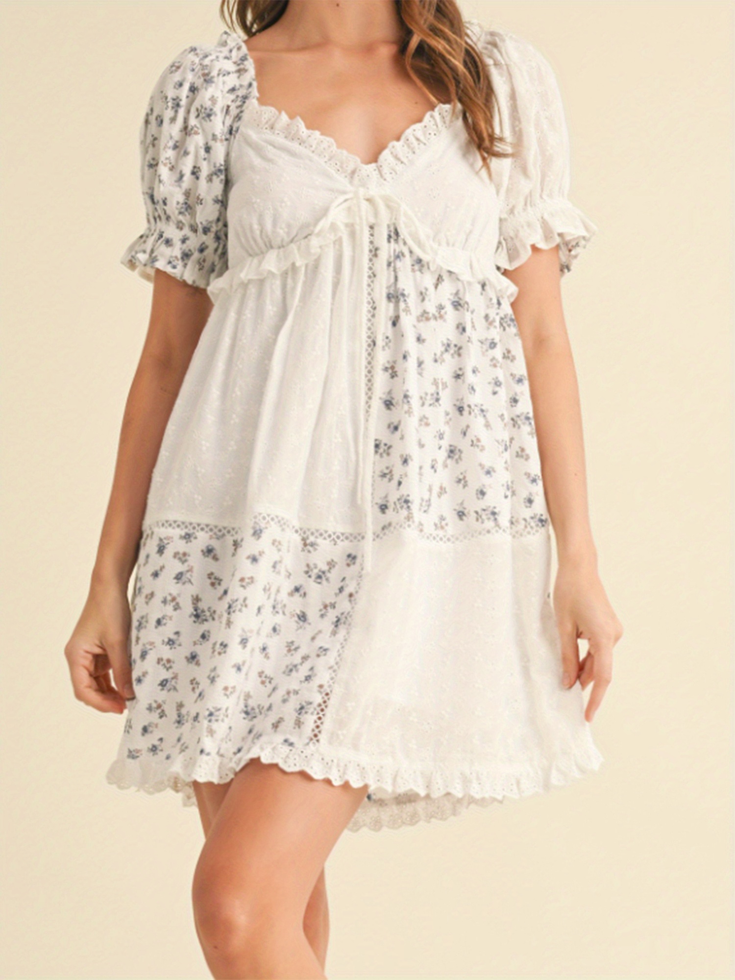 slim fit dress slacks Sexy Lace See-through Maternity Baby Shower Dress main image 0