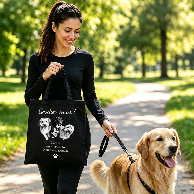 Customizable Dog Gear Bags for Pet Supply Storage