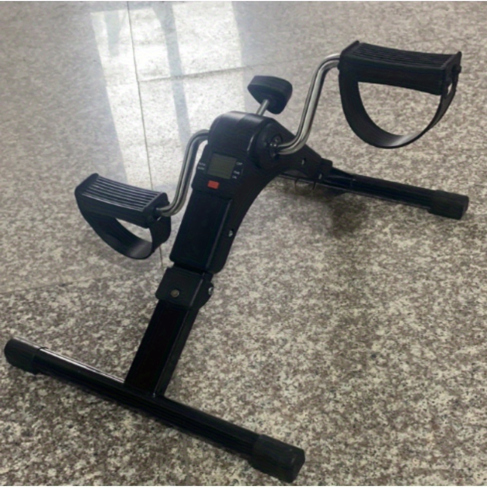 TEMU Compact Stainless Bike - Arm & For Home Exercise, Black, Mini, Treadmills