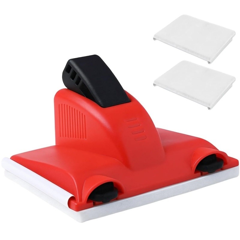 TEMU 3pcs Paint Edger Roller Brush Tool -swap Replacement Pads - Heavy-duty Paint For Walls, Ceilings, Trim - Diy & Professional Painters (1 Tool + 2
