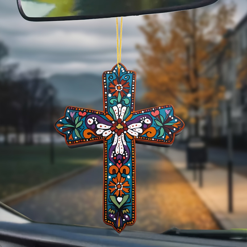 pingente de cruz páscoa acrílico 2d 1 enfeite - Temu Brazil