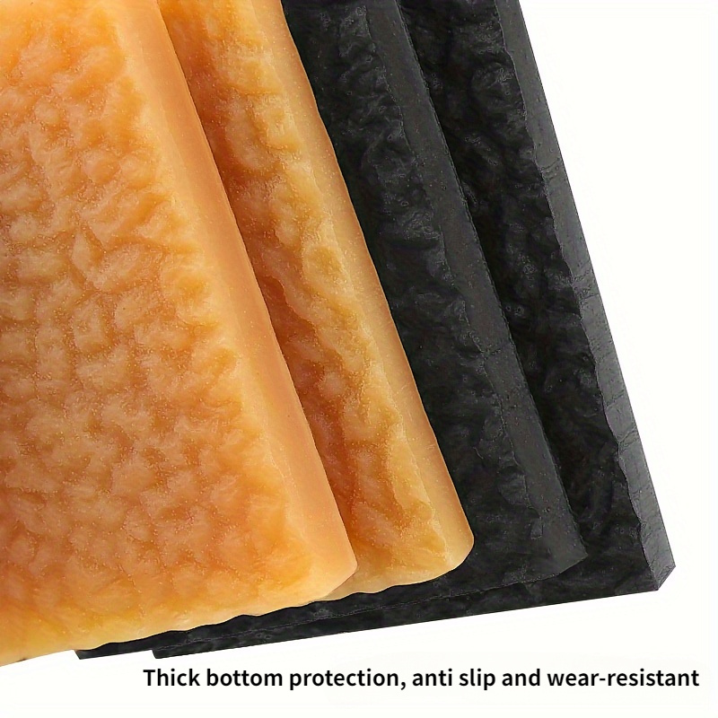 E-shop 2/4 Stück Gummimaterial -Rutsch-Sohlenpolster, geeignet für Schuhsohlenwerkzeuge von High Heels, schneidbare Fersenpolster