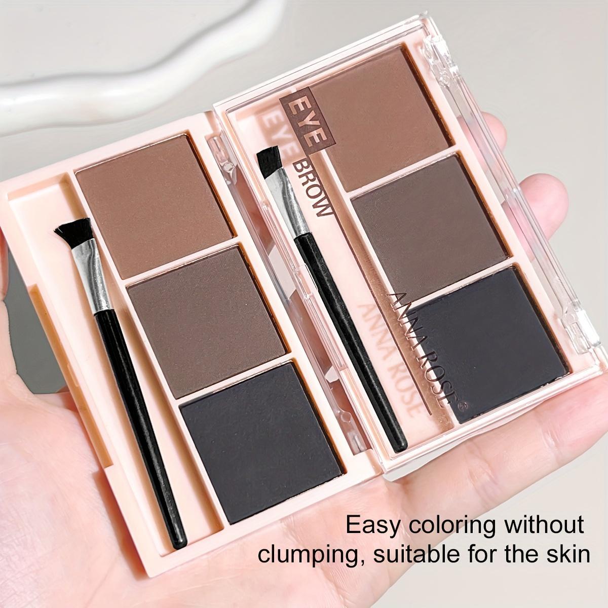 beginner 3 color eyebrow powder tray natural long lasting high pigmented wild eyebrows   waterproof and sweat resistant     Product details 8