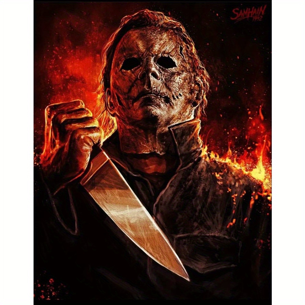 YSCOLOR Diamond Painting Set - 5D DIY Schädel Motiv 30x40 Cm Mit Komplettem Zubehör