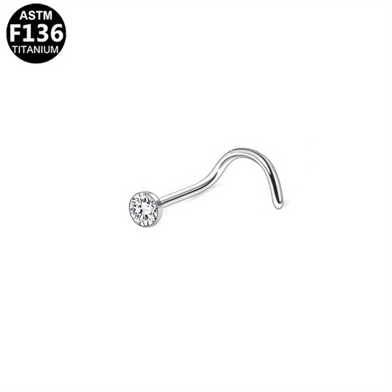 G23 Titanium Alloy Nose Ring Stud
