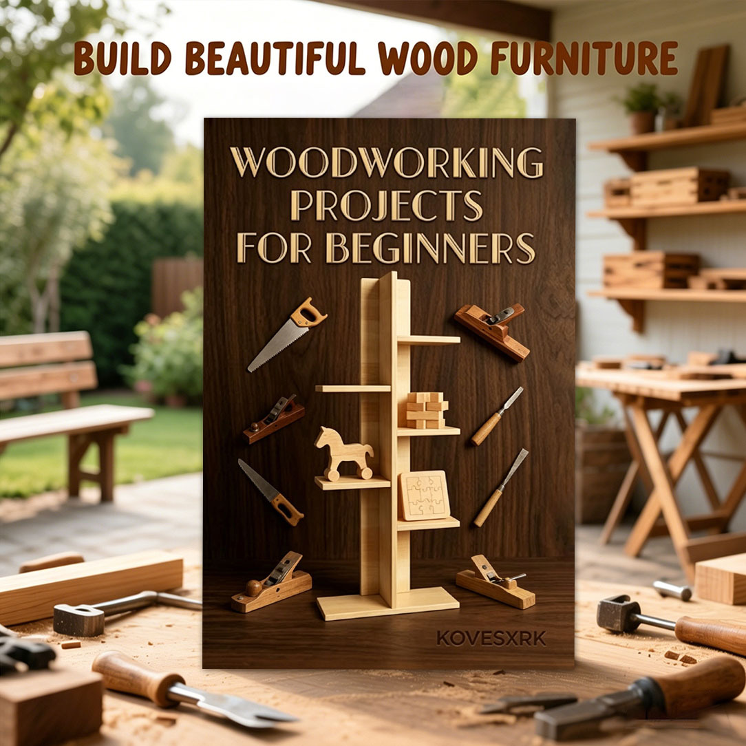TEMU A Woodworking Project Manual Suitable For Beginners, Offering Multiple Tutorials, Designed Specifically For Users New To Woodworking, Requiring