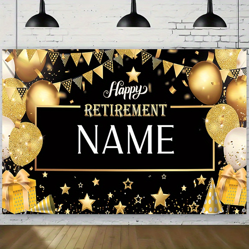Banner Per Il Pensionamento, Decorazioni Per Feste In