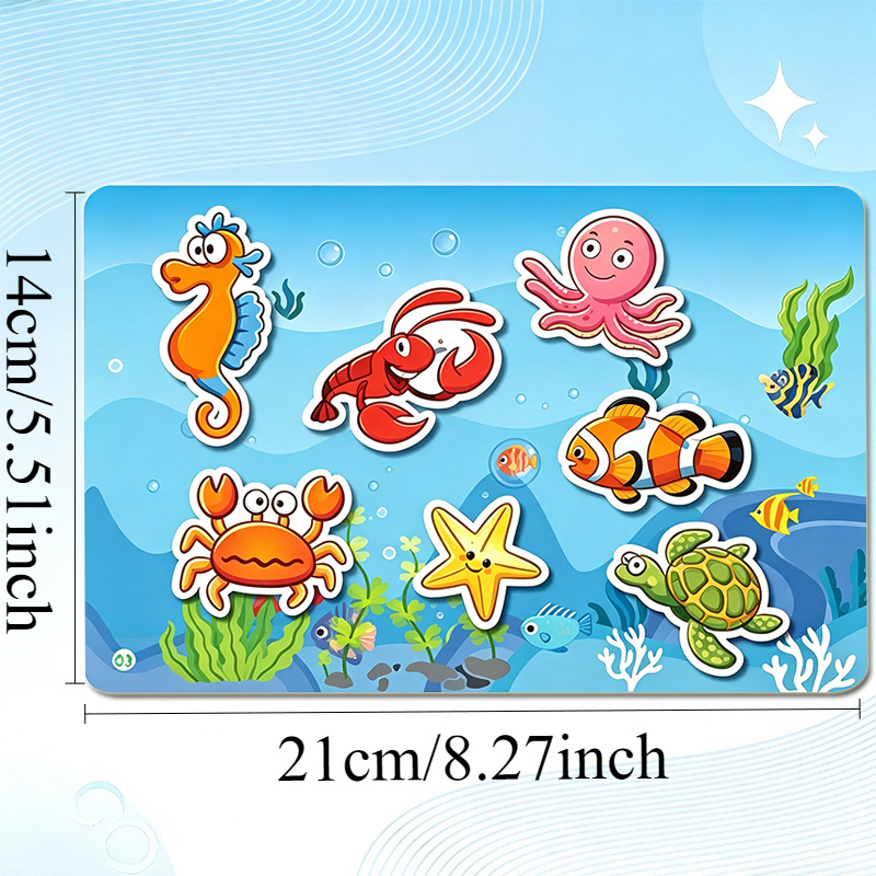 Reusable Busy Book with Stickers and Pasteable Pages