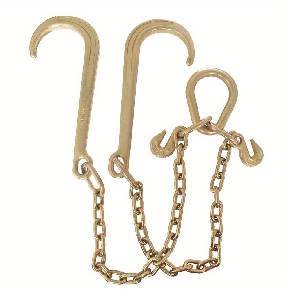 TEMU 5/ 16 X 2 G70 Tow Chain J-hooks Replacement For Truck