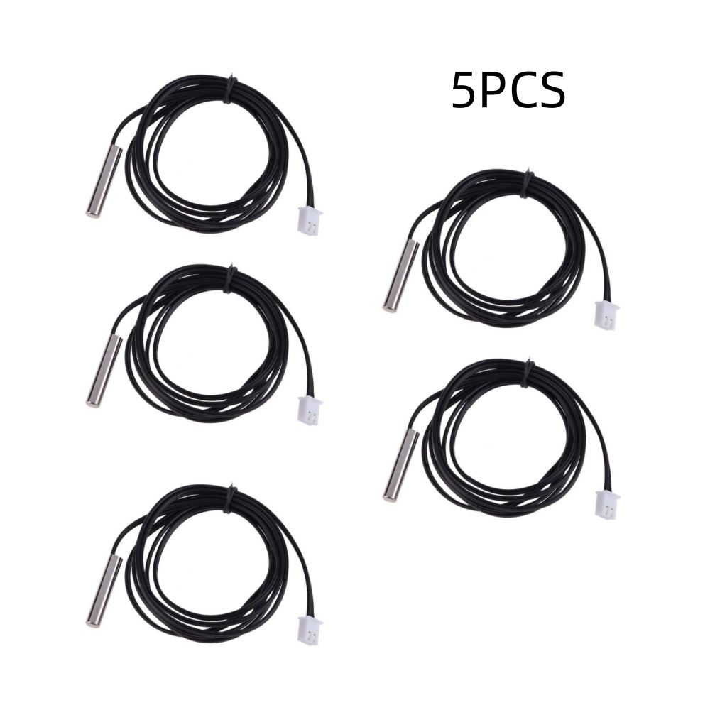 TEMU de sensor de 5 piezas, termistor NTC de 10K, de -30 °C a +105 °C, cable con conector, repuestos industriales, módulos de de y accesorios de
