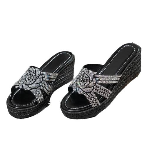 womens trade wedge sandals 2026 summer thick soled european and street fashion outdoor sandals women shoes