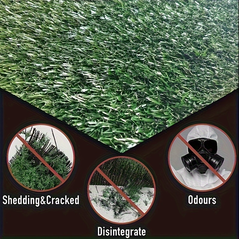 artificial grass non slip dog potty training mat turf grass pet simulation   easy to clean reusable artificial grass mat suitable for multiple water permeable and quick drying durable effortlessly create  Product details 3