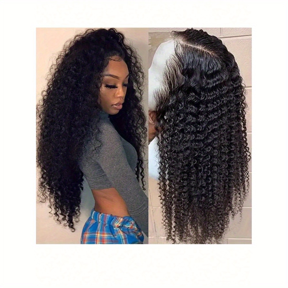 curly brazilian human hair wigs for women - less 180 ...