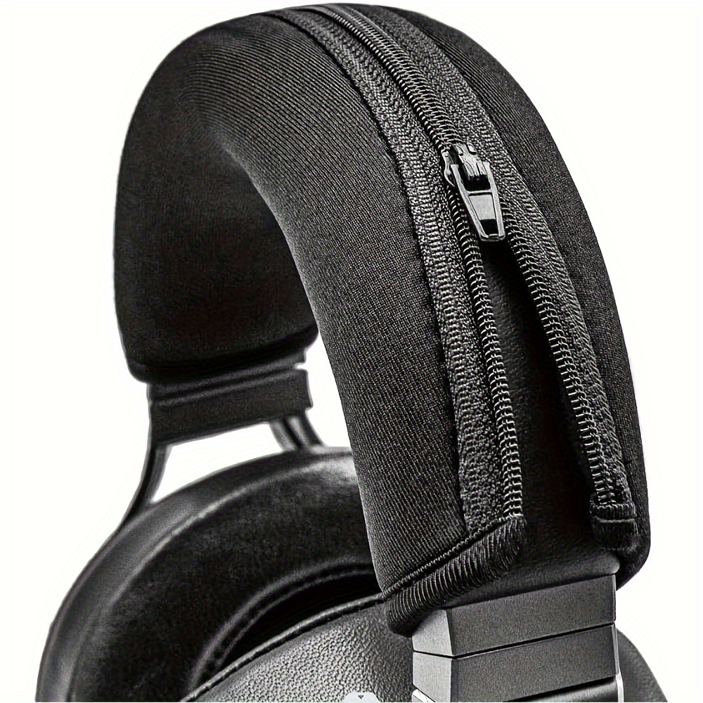 Convenient Zippers Headband Cover Sleeve for MAJOR3 Headphones Headbeam Protector Easy to Use and Maintain Cloth Sleeve Black | IE