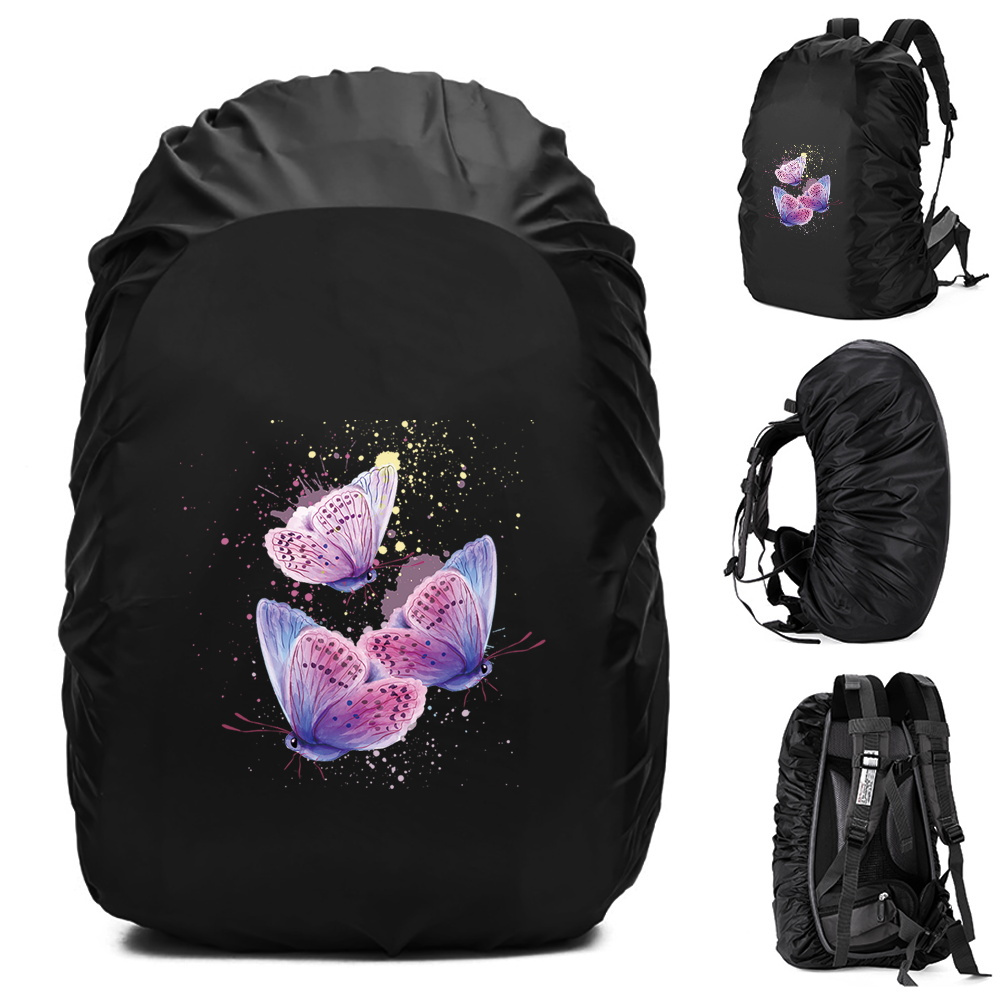 TEMU 20l-70l Backpack Protective Cover Printed Hiking Travel Accessories Backpack Outdoor Portable Climbing Cover Bag Protective Cover