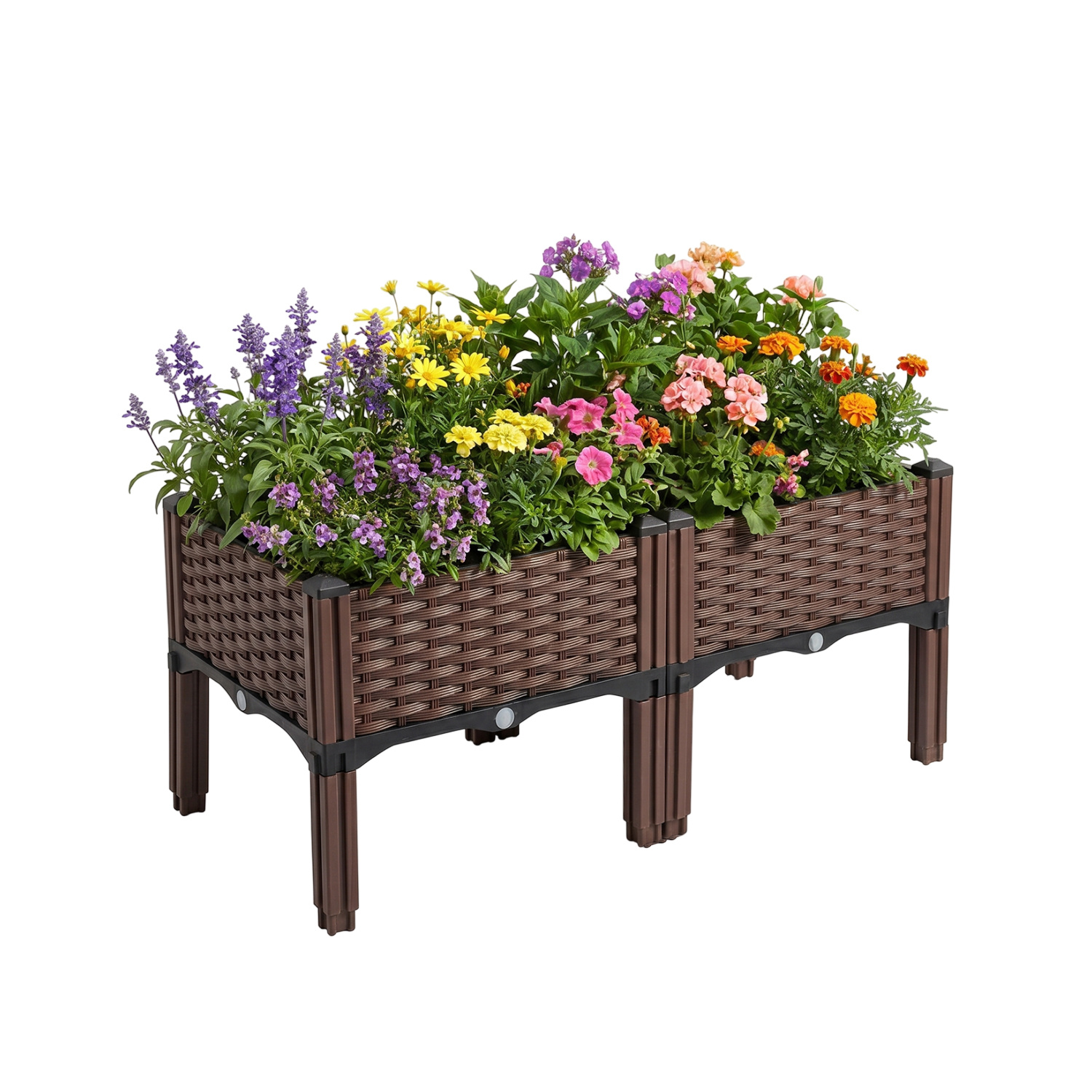 Image of Garden And Courtyard Planting Boxes, Suitable For Indoor And Outdoor Cultivation Of Flowers, Vegetables And Herbs, As Well Flower Beds And Flower Pots