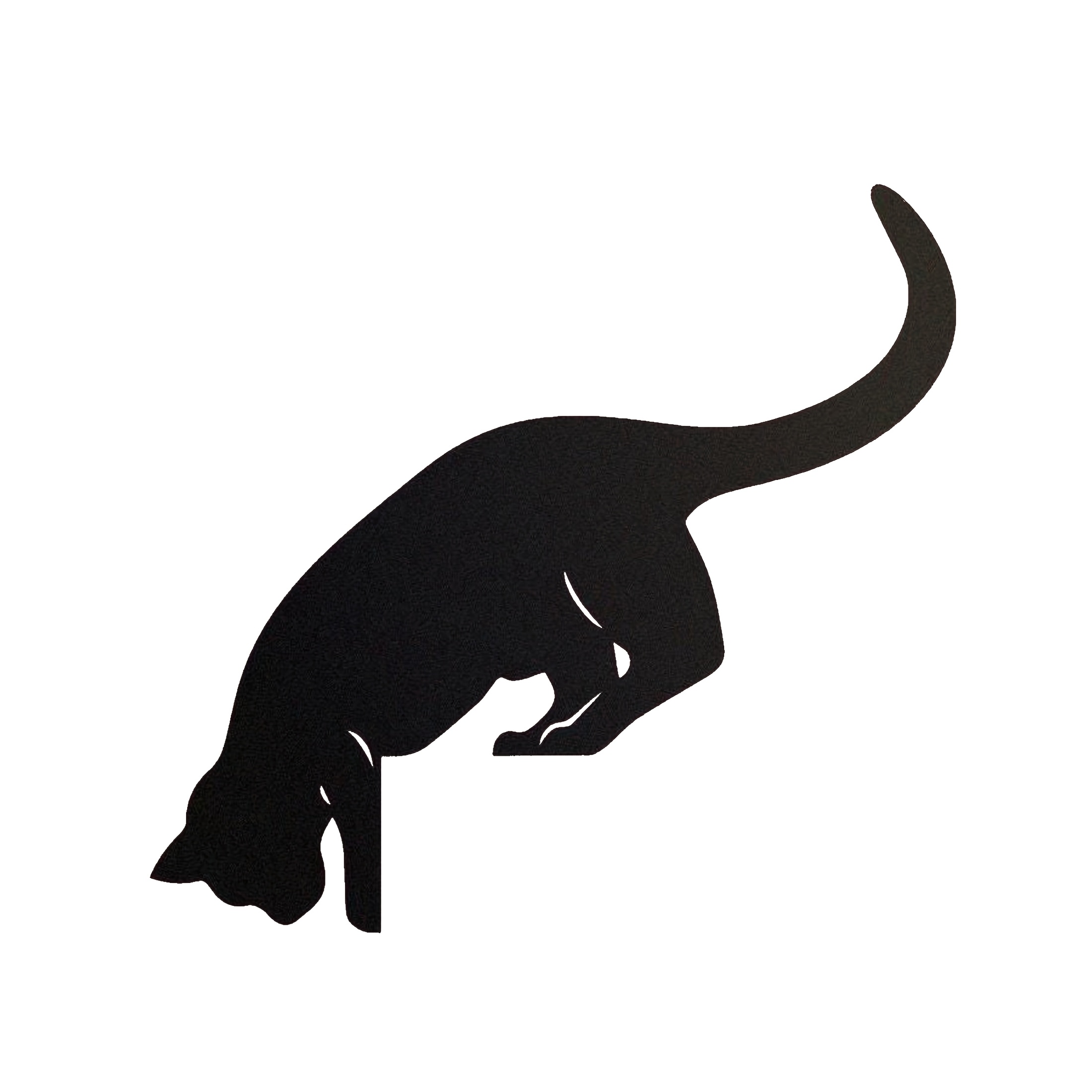 TEMU 2d Flat, A Gift Suitable For All , An Acrylic Cat Door Frame Decoration - A Minimalist Corner Frame Decorative Plaque, Front Door Corner Marker