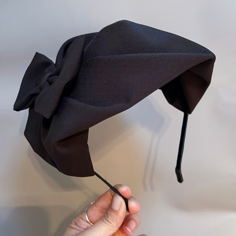 E-shop 1 Stück/3 Stücke Elegantes Schwarz-Weißes Satin-Haarband mit Punkten – Atmungsaktiv, Leicht, Bequemes Haaraccessoire, Ideal für Hochzeiten,