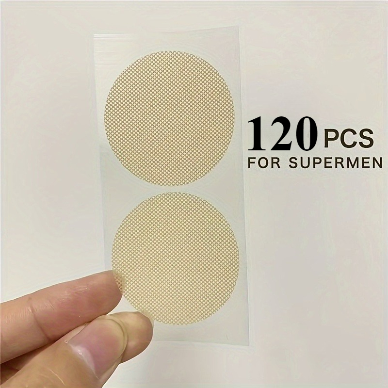 TEMU 120pcs Disposable Covers, Invisible Ultra-thin Anti-bulge Pasties, Anti-chafing Covers For Sports, Fitness, And Running