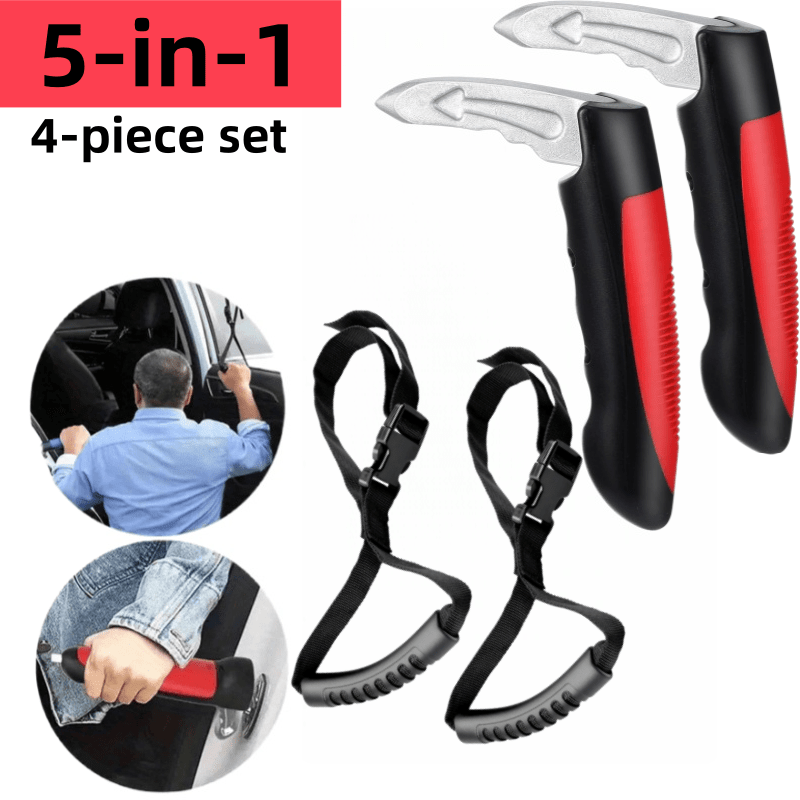 TEMU Vehicle Support Handles Elderly Portable Automotive Door Assist Handles Multifunctional Car Handle For Elderly And Handicapped (red)