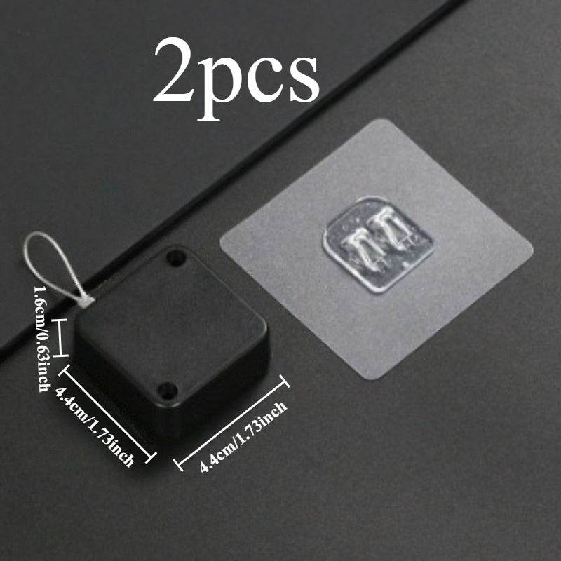 TEMU Household Sliding Door Pull Cords, Suitable For Home Use. It Features A Adjustable Wall-mounted Door Lock. An For Homes And Offices, And Is A