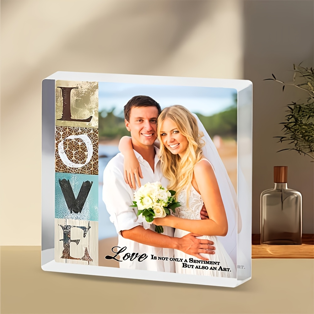 TEMU 2d Flat, Personalized Custom Acrylic Photo Display- 3d Desktop Souvenir, And Office Decoration, Ideal Thank-you Gift For Parties halloween