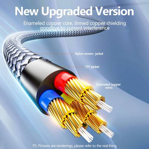 3.5mm hanggang 2 rca cable, 3.5mm female hanggang 2 rca splitter male stereo audio y cable, gold plated audio adapter na katugma para sa tv, smartphones, mp3, tablets, speakers, home theater