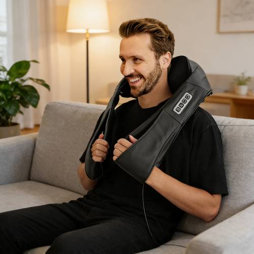 masseur thermique, oreiller de pistolet, appareil de massage pour le cou, le , les épaules, les pieds et les jambes, massage électrique complet du corps, oreiller de massage nouveau