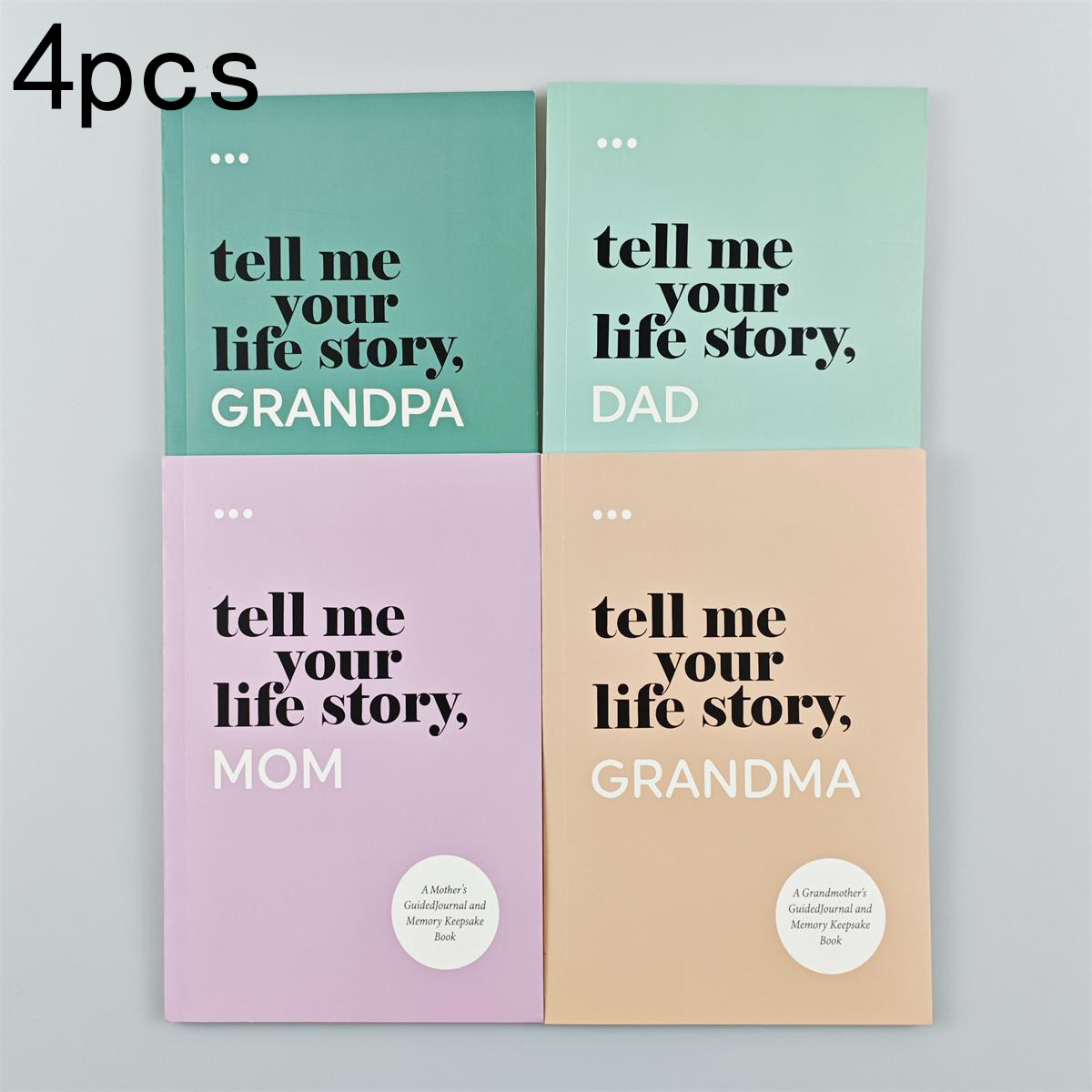 4pcs Family Story Book Set