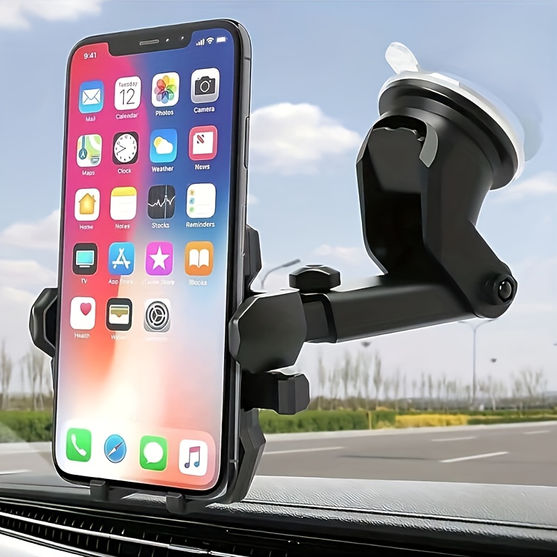 E-shop Ausziehbarer Navigationshalter mit Saugnapf, Auto Ausziehbarer Arm Saugnapf Handyhalterung, Auto Navigationshalter Handy Rack, Auto