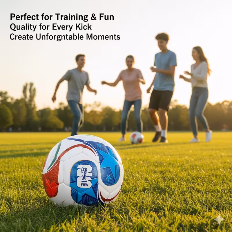 official soccer ball design for the 2026 sturdy for and matches ideal with control and suitable for all weather Product details 3