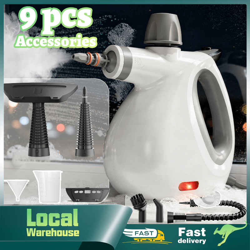 TEMU Shanghigh Handheld Steam Cleaner - High-pressure Portable Steamer Large Capacity For Cleaning Tile, Grout, Couch, Carpet, Windows, Bathrooms,
