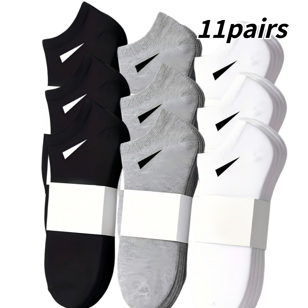 TEMU 11 Pairs Women's Casual Solid Color Socks, Breathable Comfortable Anti-sweat Anti-odor Low-cut Ankle Socks, Women's Socks, For Easy Design,