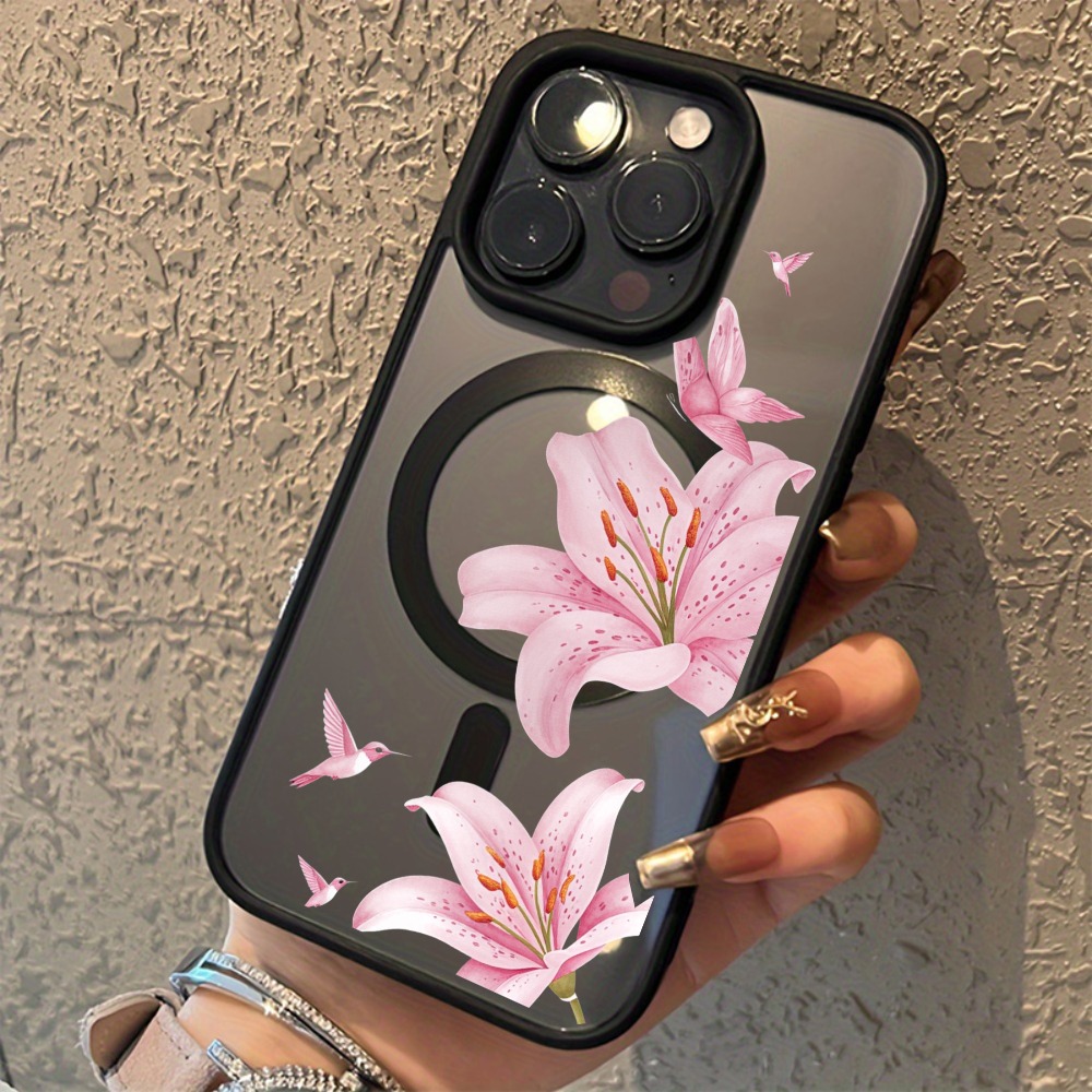 TEMU Phone Case: Original Case, Suitable For Iphone 11/12/13/14/15 Plus/16 Pro Max/17 Air/pro/promax Series. A Minimalist, Transparent Magnetic Phone