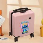 1pc official carry on luggage suitcase with means no one left forever message telescopic handle swivel wheels lightweight zipper closure cabin bag for fans business travel perfect birthday christmas gift stylish teal blue beige pink luggage for travel for teenager