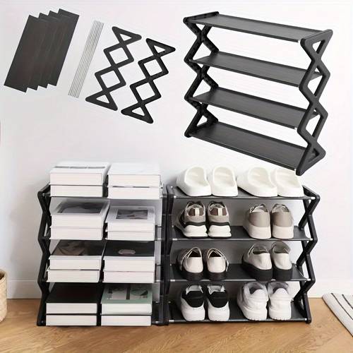 bookshelf 4 tier bookshelves home office bookcase shelf storage organizer free standing storage