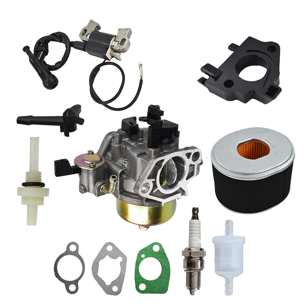 

13hp Carburetor With Ignition Coil 17210-ze3-505 Air Filter Kit Replacement For Honda Gx340 13hp 11hp Replacement For 16100-zf6-v00 16100-zf6-v01 Lawnmower Water Pumps