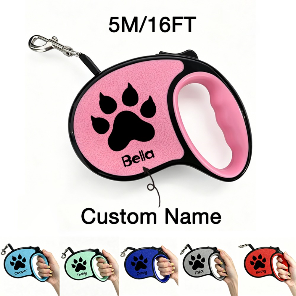 Customizable Extendable Dog Leash with Anti-Tangling Design