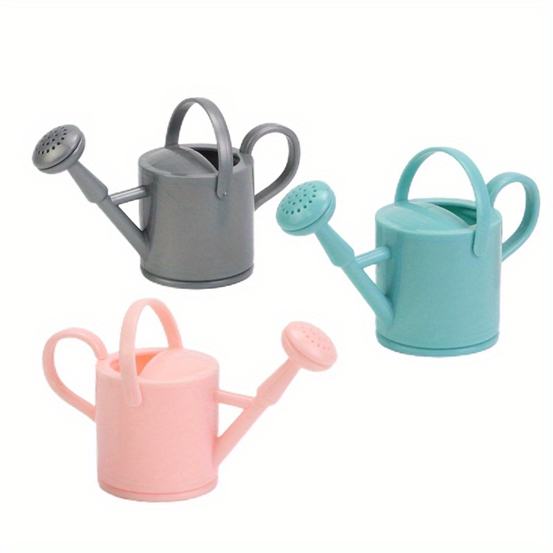 3pcs Mini Watering Cans Mini Sprinklers Spray Water Flowers Mini Gardening Tools, Random Color