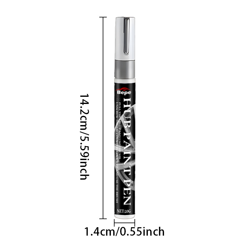 TEMU Wheel Scratch Repair Pen - Multi-functional Wheel , Instant , Suitable For Alloy/rim/rim Cover Pen -