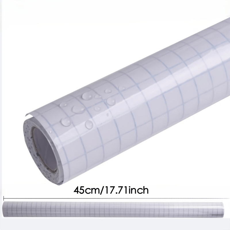 TEMU 1pc "17.71in-118inch" Extra-large Self-adhesive Clear Matte Book Cover Roll - Cut Protection Film; Stain-resistant, Durable, Bubble-free;