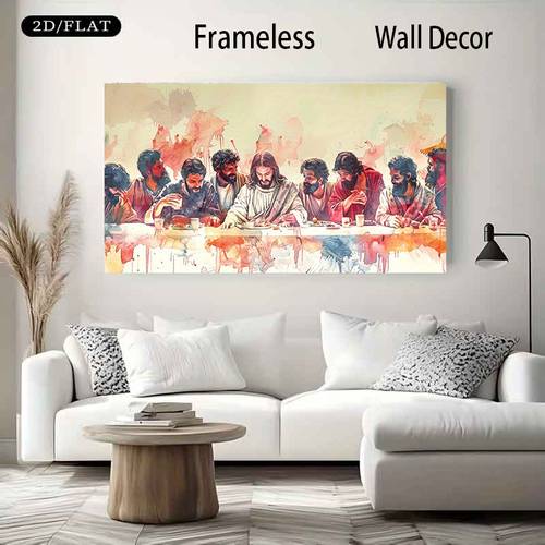 item picture 2d flat 2d flat 2d flat wall size modern abstract by canvas print iconic religious artwork suitable for living room flat 2d decorative painting