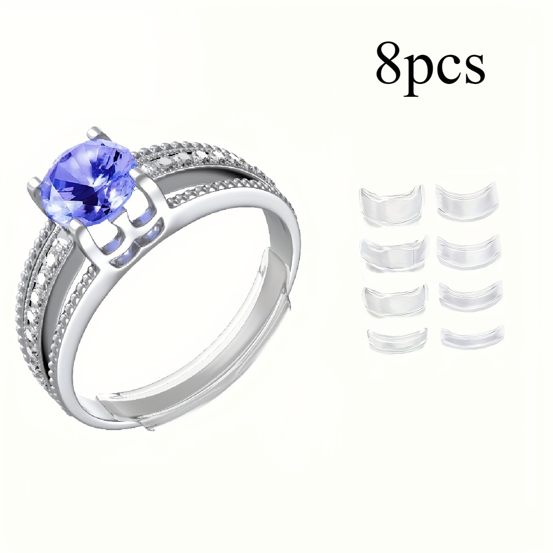 Adjustable Ring Sizer Set with Non-Slip Multi-Size Pads