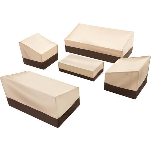 patio furniture cover set 5pcs outdoor furniture cover waterproof 600d heavy duty lawn patio set covers