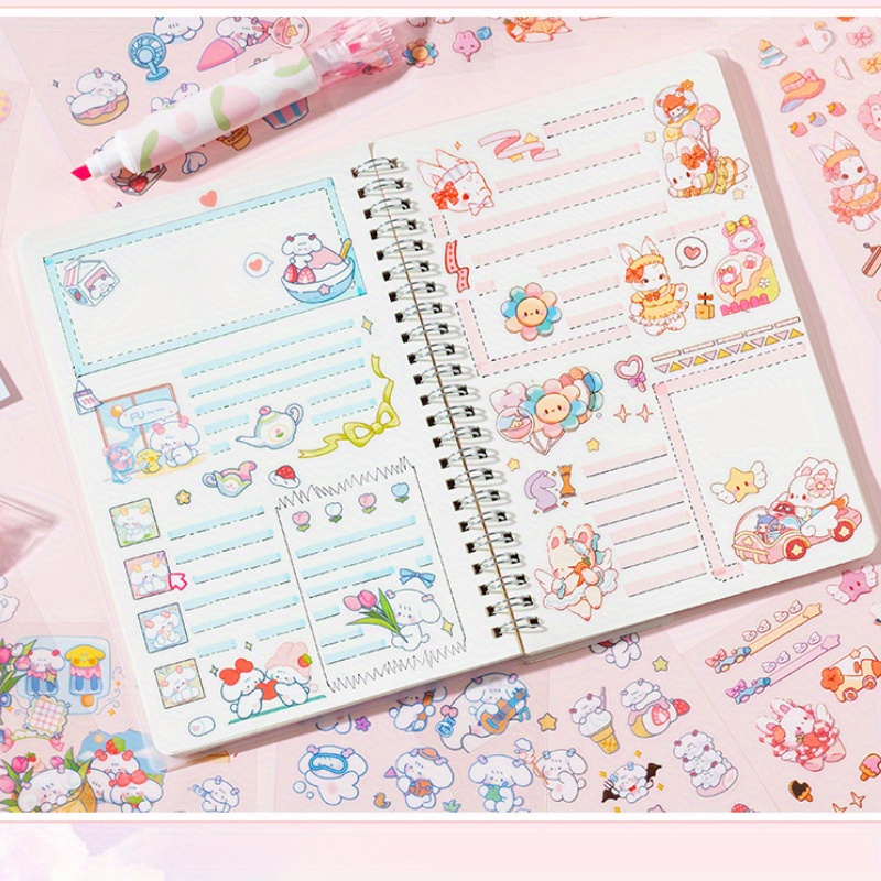 a pack 6 sheets series transparent high quality