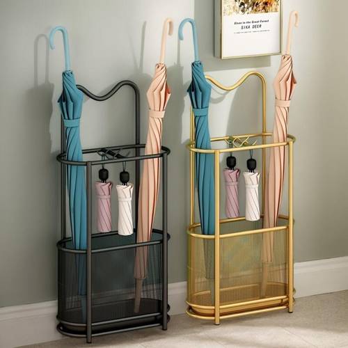 contemporary large capacity waterproof iron umbrella stand sturdy storage rack for short long handles home office entrance hotel multiple umbrellas