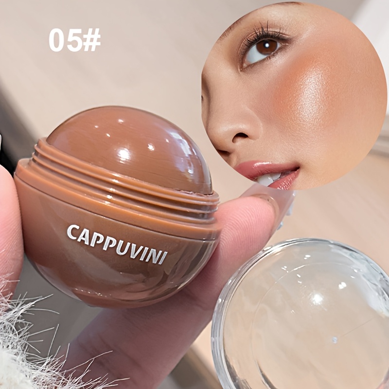 Image of Matte Liquid Blush Stick, Spherical Juice Blush, Suitable For Lips And Cheeks, Waterproof, Payoff, Universal Shade, Brightening Effect